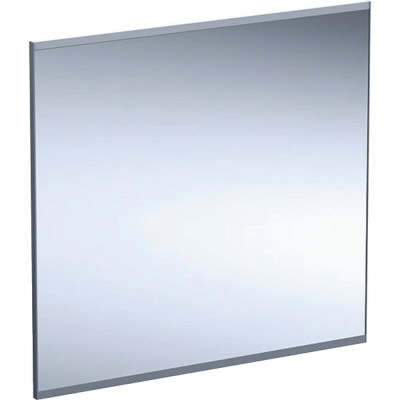 Зеркало в ванную Geberit Option Plus 75 501.072.00.1 с подсветкой хром матовый прямоугольное