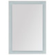 Зеркало в ванную Dreja Kvadro 60x85 77.9011W с подсветкой белое прямоугольное  (77.9011W)