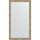 Зеркало напольное Evoform ExclusiveG Floor 202х112 BY 6361 с гравировкой в багетной раме Серебряный акведук 93 мм  (BY 6361)