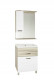Комплект мебели для ванной Style Line Ориноко 60 белый/ориноко с бельевой корзиной  (ЛС-00000384+ЛС-00000383+ЛС-00000155)
