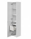 Шкаф - колонна Aquaton Сакура L ольха наварра, белый глянец (1A219903SKW8L), для ванной  (1A219903SKW8L)