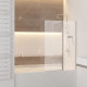 Шторка на ванну RGW SC-11 Screens 1000 мм стекло прозрачное профиль хром (03111110-11)  (03111110-11)