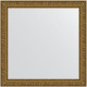 Зеркало настенное Evoform Definite 64х64 BY 3135 в багетной раме Виньетка состаренное золото 56 мм  (BY 3135)
