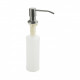 Дозатор для жидкого мыла и моющих средств BRIMIX, матовый хром, Врезной, под раковину, пластиковый, 300 мл (6281)  (6281)