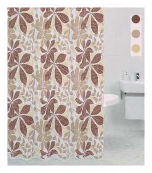 Bath Plus DS3001 шторка для ванной Hexagon Leaf, 180 см x 200 см