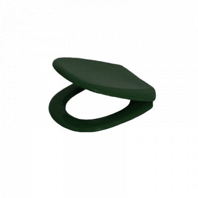 Сиденье для унитаза зеленое (ID 01 061.1 zel), классический дизайн