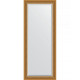 Зеркало настенное Evoform Exclusive 143х58 BY 3535 с фацетом в багетной раме Состаренное золото с плетением 70 мм  (BY 3535)