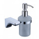 Дозатор для жидкого мыла настенный стекло хром (цинк) (KH-1510)  (KH-1510)