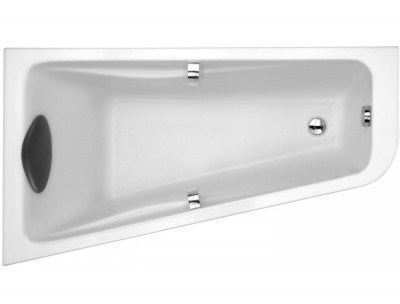 Jacob Delafon ODEON UP E6065RU ассиметричная ванна, левосторонняя, белая, 160 x 90 см