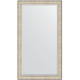 Зеркало настенное Evoform Exclusive Floor 205х115 BY 6176 с фацетом в багетной раме Виньетка серебро 109 мм  (BY 6176)