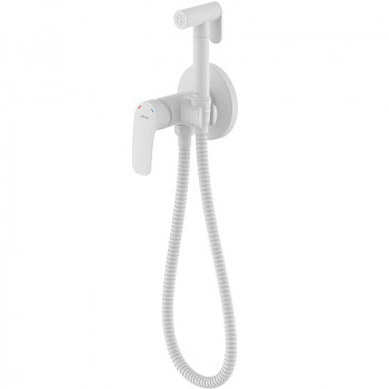 Гигиенический душ со смесителем Milardo Rora RORWTR0M08 белый матовый