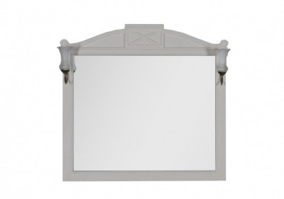 Demax Луизиана 120 зеркало, белый антик