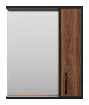Зеркальный шкаф Misty Кедр 60 правый матовый 600x720 ПКед04060011П