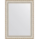 Зеркало настенное Evoform Definite 75х55 BY 3046 в багетной раме Версаль серебро 64 мм  (BY 3046)