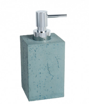 Дозатор для жидкого мыла FIXSEN Gusto (FX-300-1), цвет хром - бирюзовый