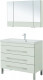 Комплект мебели для ванной Aquanet Верона 100 белый напольный 3 ящика (00287655)  (00287655)
