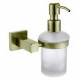 Дозатор для жидкого мыла настенный стекло бронза (латунь) (KH-4310)  (KH-4310)