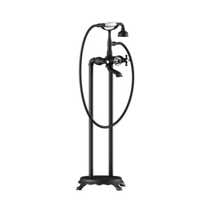 Смеситель напольный для ванны Timo Nelson 1900/03Y-CR (черный)