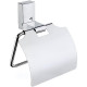 Держатель туалетной бумаги Haiba HB8803 с крышкой (латунь) хром  (HB8803)