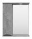 Зеркальный шкаф Misty Атлантик 60 левый серый камень 600x745 ПАтл4060050Л  (П-Атл-4060-050Л)