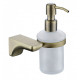 Дозатор для жидкого мыла настенный стекло бронза (цинк) (KH-4510)  (KH-4510)
