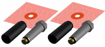 TECEflex Гидроизоляционный комплект Seal System для сквозного углового присоединения фланцевого (704805)