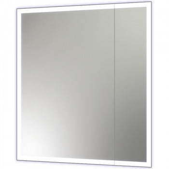Зеркальный шкаф в ванную Reflection Cube 700х800 RF2212CB с подсветкой белый матовый