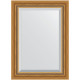 Зеркало настенное Evoform Exclusive 73х53 BY 3379 с фацетом в багетной раме Состаренное золото с плетением 70 мм  (BY 3379)
