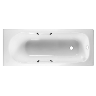 Чугунная ванна BYON 13 170х70 с ручками (ножки в комплекте), белая