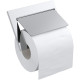 Настенный держатель туалетной бумаги Timo Petruma 15242/00 с крышкой хром  (15242/00)