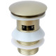 Донный клапан Bronze de Luxe 008/1CG click-clack золото матовое для раковины  (008/1CG)