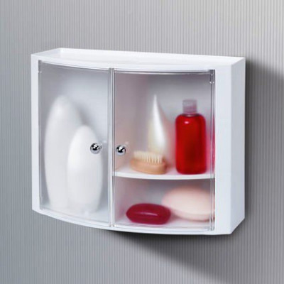 Primanova M-08416 шкафчик для ванной, 32*43*17 см, прозрачно-натуральный