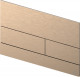 TECEsquare II Металлическая панель смыва унитаза II для системы с двойным смывом, материал металл, цвет панели/клавиш сатин, красный, позолоченный hansgrohe/AXOR (9240840)  (9240840)