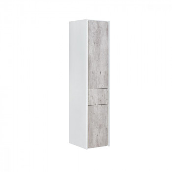 Шкаф-колонна Roca Ronda правый, белый матовый/бетон ZRU9303006