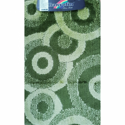 GFmark одинарный коврик для ванной КРУГИ 55х90 см, полиэстер