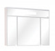 Зеркальный шкафчик Onika Сигма 90 белый, c LED подсветкой (209014)  (209014)