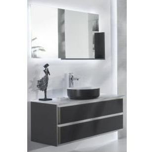 Armadi Art Moderno Cube CBRL71 комплект мебели для ванной, антрацит/белый, 71 см