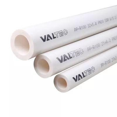Труба ППР VALTEC полипропиленовая 75x12,5 мм, PN 20, (белый) (VTp.700.0020.75)