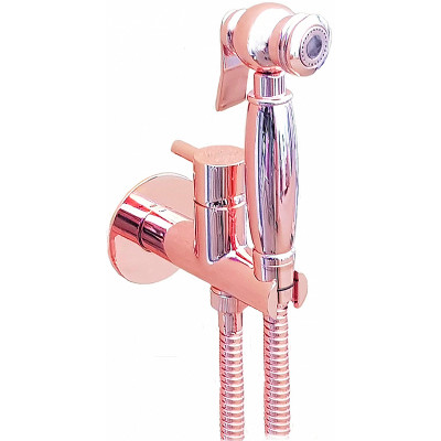 Гигиенический душ со смесителем Webert Elio EL870302980 розовое золото