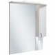 Зеркало со шкафчиком Runo Севилья 85 R 00000000595 с подсветкой белое прямоугольное  (00000000595)