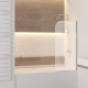 Шторка на ванну RGW SC-09 Screens 800 мм стекло прозрачное профиль хром (06110908-11)  (06110908-11)