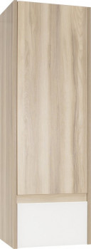 Шкаф-пенал для ванной Style Line Монако 36 Plus ориноко/бел лакобель (ЛС-00000673)