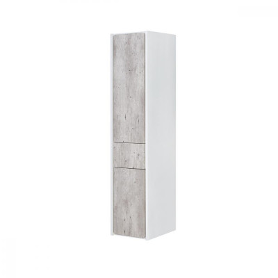 Шкаф-колонна Roca Ronda левый, белый матовый/бетон ZRU9303005