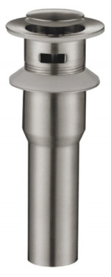 Донный клапан BelBagno для накладных раковин с системой Клик-клак, нержавеющая сталь, сатин BB-PCU-02-IN