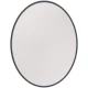 Зеркало для ванной 70х90 см графит матовый Caprigo Контур М-379-L810 овальное  (М-379-L810)