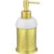 Дозатор для жидкого мыла Cezares APHRODITE-SOIP-03/24 золото 24 карат настольный  (APHRODITE-SOIP-03/24)