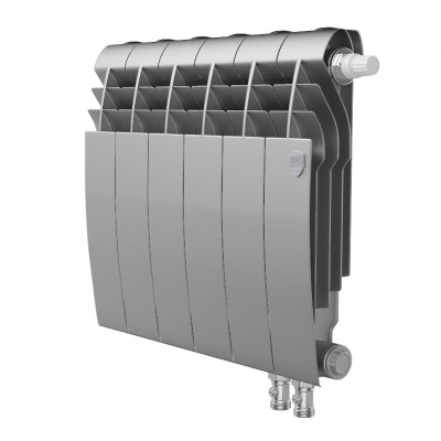 Радиатор Royal Thermo BiLiner 350 /Silver Satin VR - 6 секций (RTBSSVR35006)