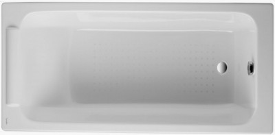 Чугунная ванна 170х70 Jacob Delafon Parallel E2947-S-00 прямоугольная белый