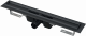 Водоотводящий желоб с порогами для перфорированной решетки, черный-мат AlcaPlast APZ1BLACK-850 Душевой лоток Alcaplast APZ1BLACK-850 без решетки сталь (APZ1BLACK-850)