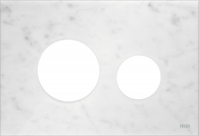 TECEloop Лицевая панель для панели смыва унитаза, цвет белый мрамор (9240613)